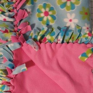 Handmade and Tied Fleece Blanket